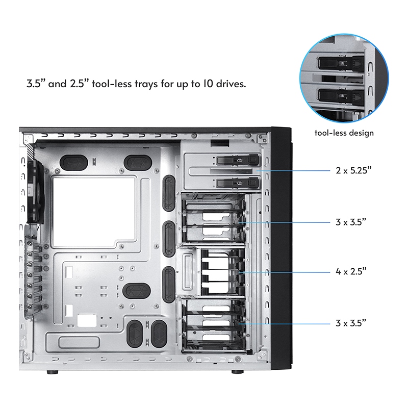 Корпус Chieftec BW-01B-OP