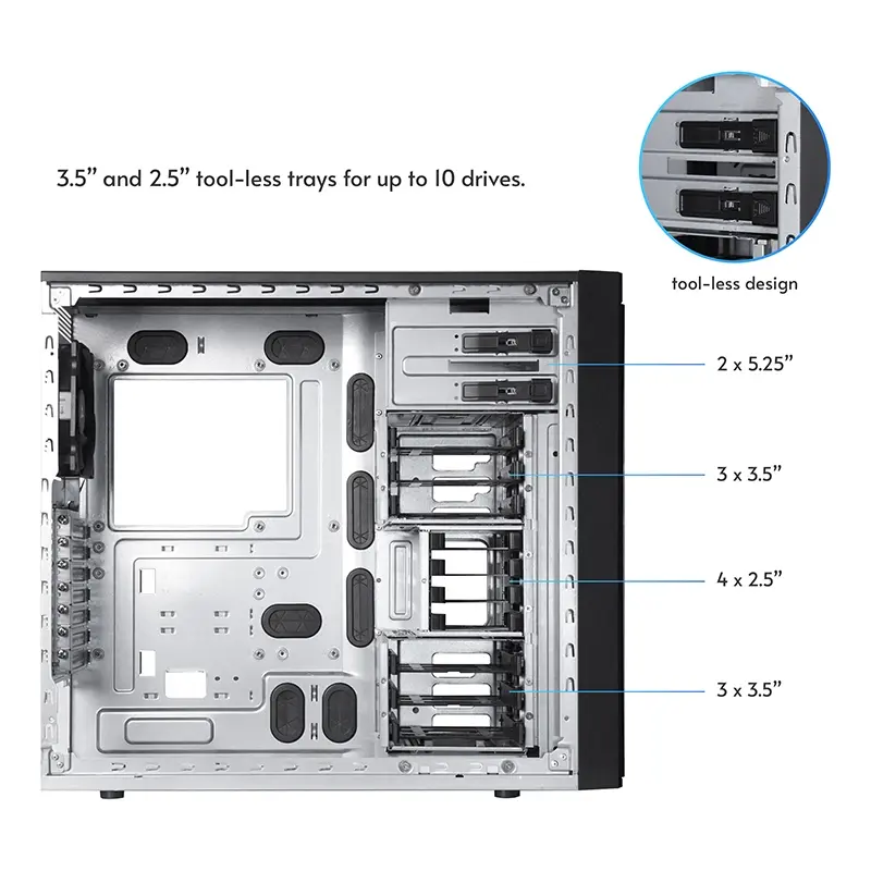 Корпус Chieftec BW-01B-OP
