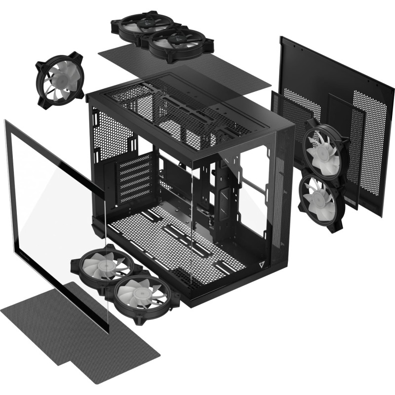Корпус Modecom VOLCANO PANORAMA APEX ARGB 7F MIDI GREY (AT-PANORAMA-7F-ARGB-10-00)