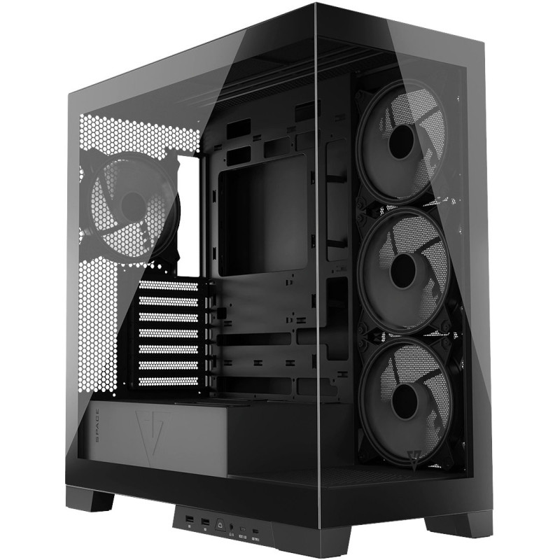 Корпус Modecom Volcano Space Apex ARGB Midi Black (AT-SPACE-PG-10-000000-000)