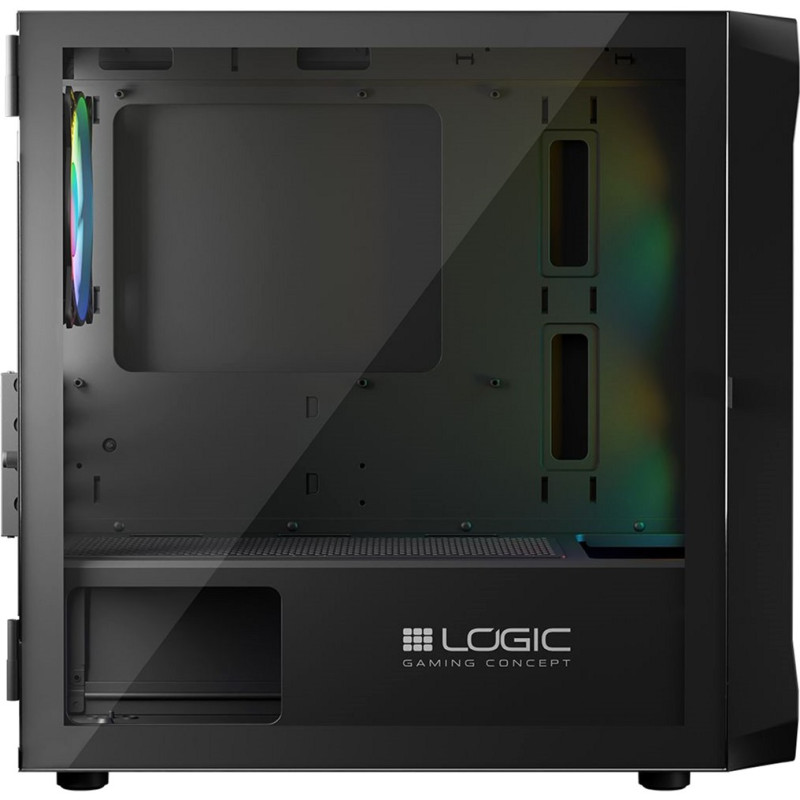 Корпус Logic concept Portos ARGB Mini Black (AM-PORTOS-10-0000000-0002)