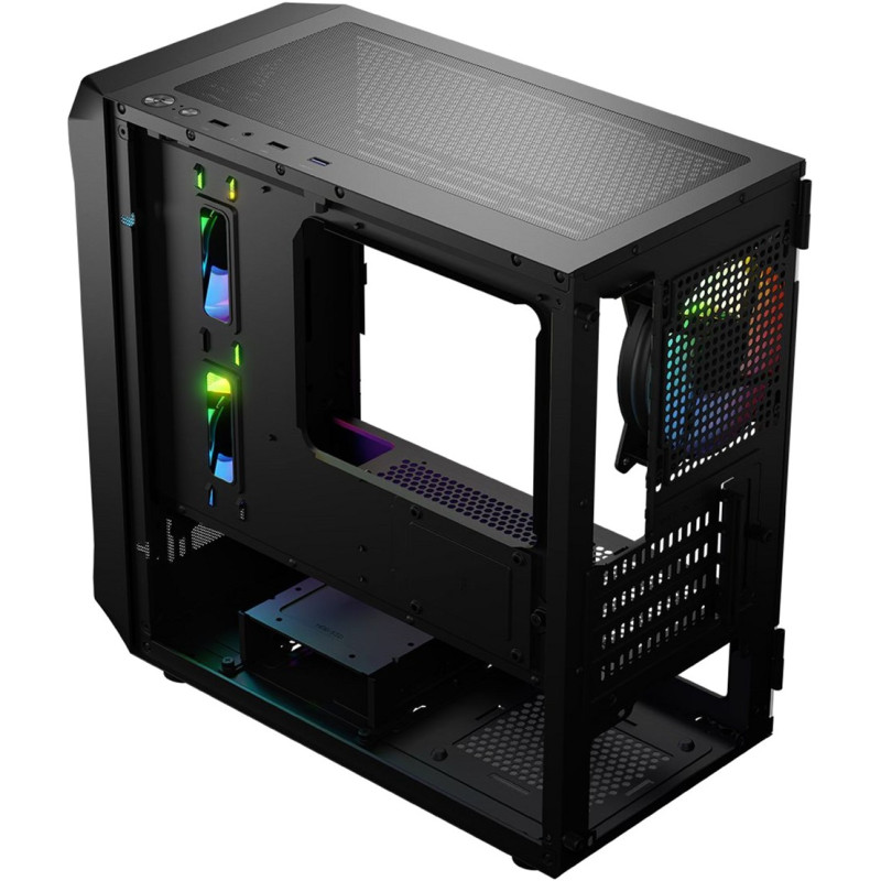 Корпус Logic concept Portos ARGB Mini Black (AM-PORTOS-10-0000000-0002)