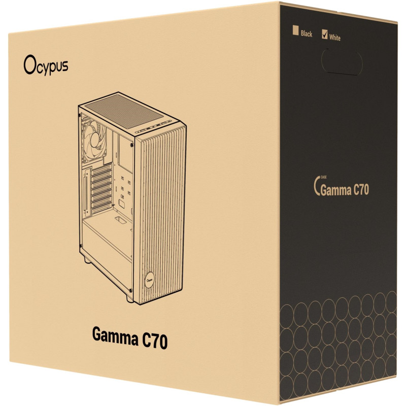 Корпус OCYPUS GAMMA-C70-WHG400XX-GL
