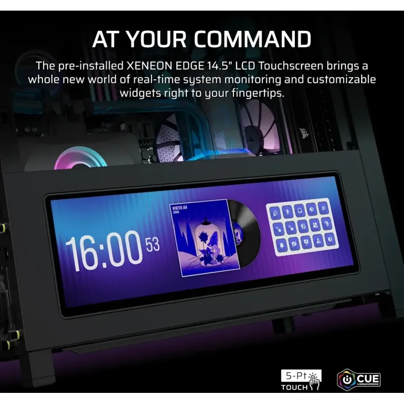 Корпус Corsair Frame 4000D LCD RS ARGB Black (CC-9011326-WW)