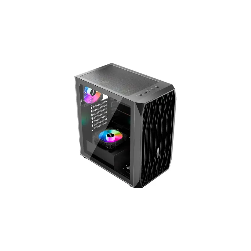 Корпус 1STPLAYER AY7-BK-4F1 Black
