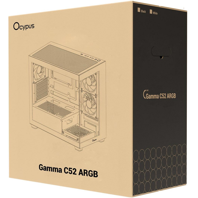 Корпус OCYPUS GAMMA-C52-BKD300XX-GL