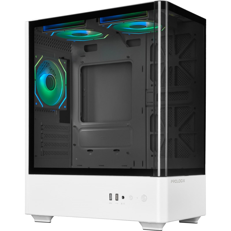 Корпус Prologix Lumi GM-01AW Glass White