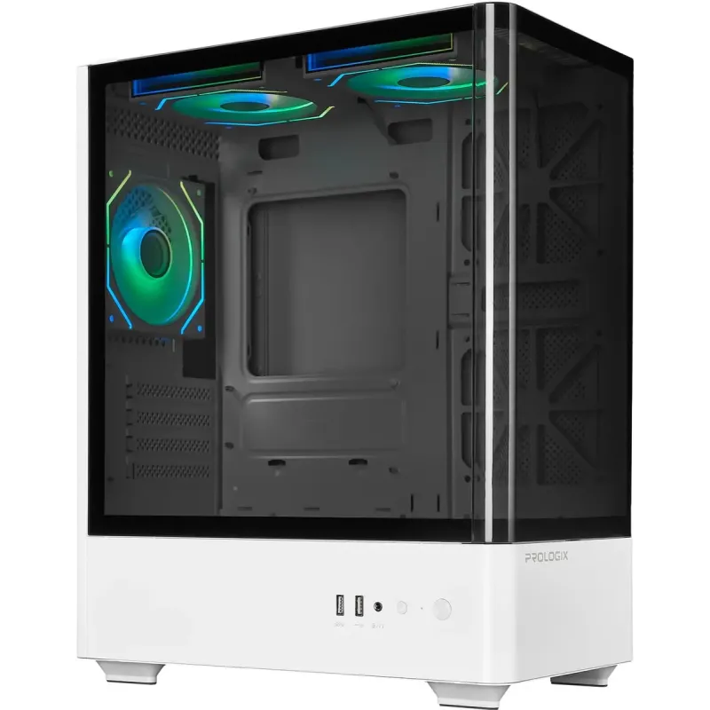 Корпус Prologix Lumi GM-01AW Glass White
