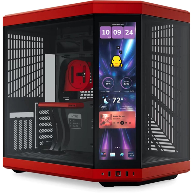 Корпус HYTE Y70 Touch Infinite Black Cherry (CS-HYTE-Y70TTI-RB)