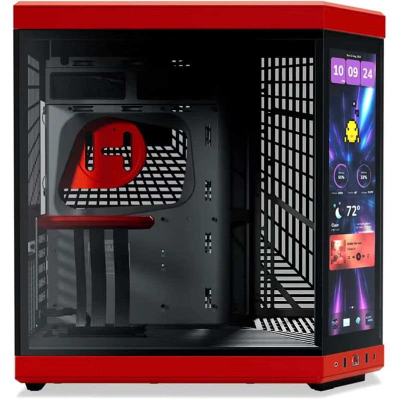 Корпус HYTE Y70 Touch Infinite Black Cherry (CS-HYTE-Y70TTI-RB)
