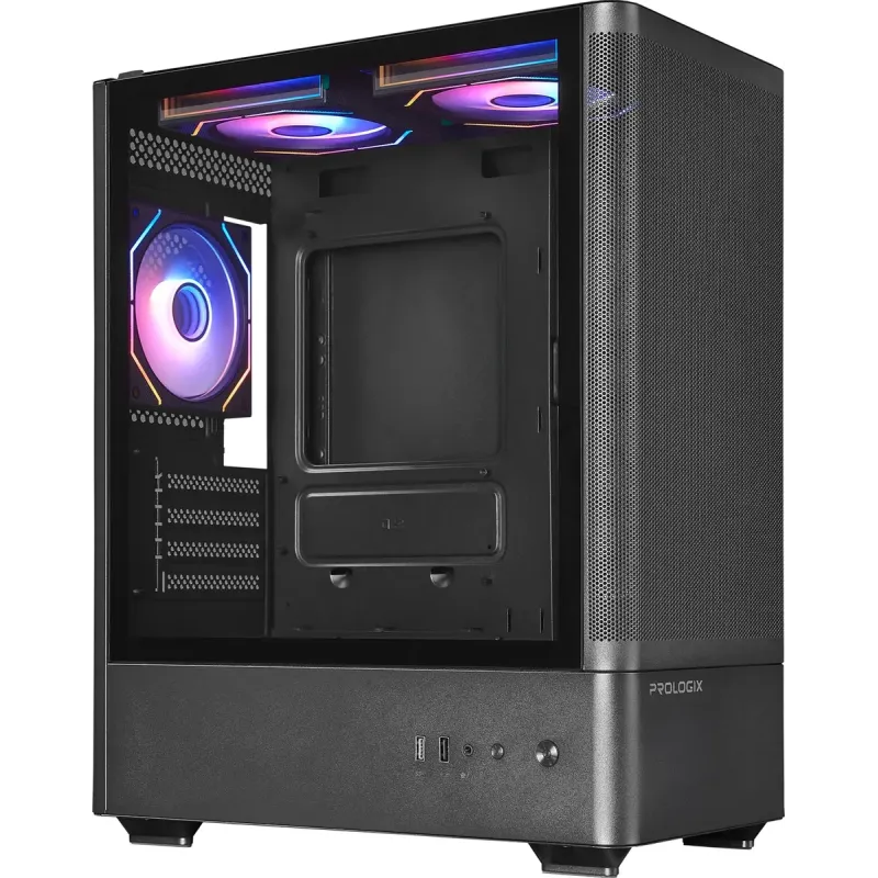 Корпус Prologix Lumi GM-01MAB Mesh Black