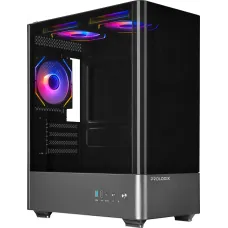 Корпус Prologix Lumi GM-01AB Glass Black