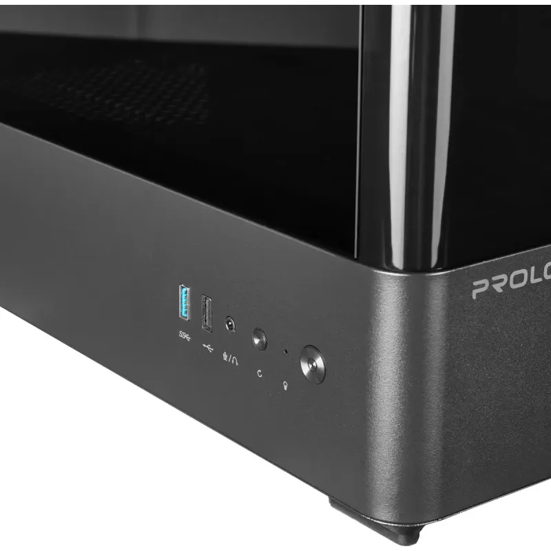 Корпус Prologix Lumi GM-01AB Glass Black