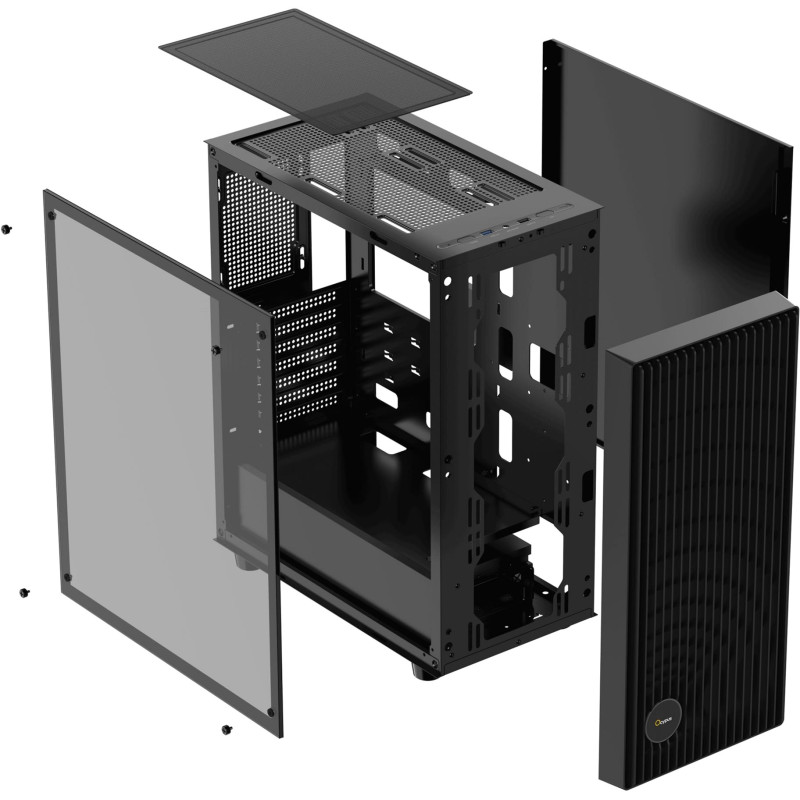Корпус OCYPUS GAMMA-C70-BKG400XX-GL