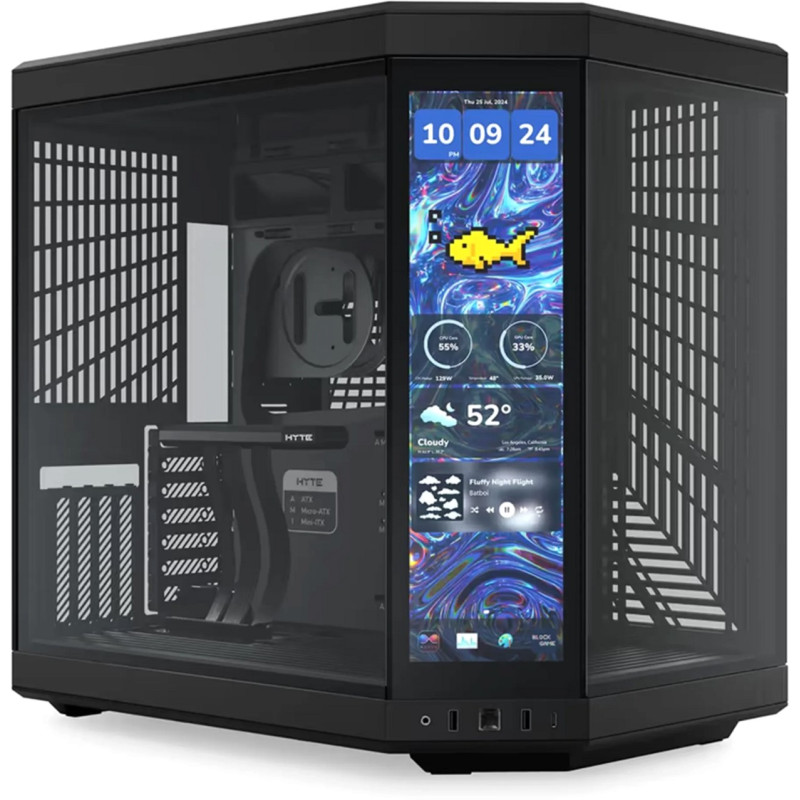 Корпус HYTE Y70 Touch Infinite Pitch Black (CS-HYTE-Y70TTI-BB)