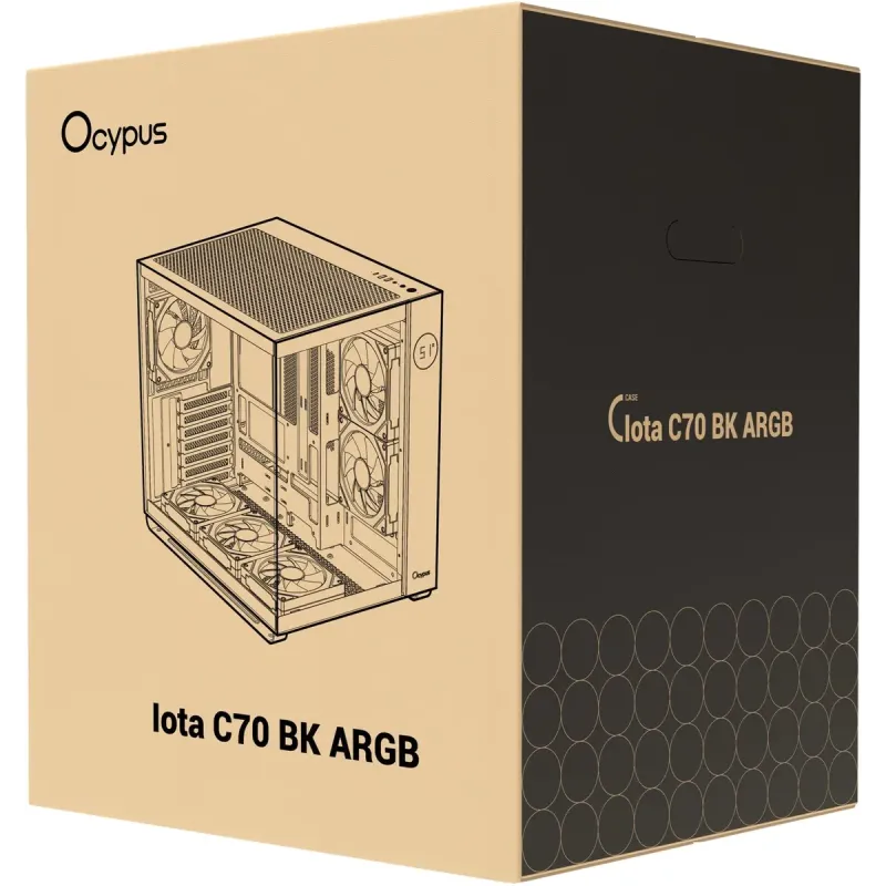 Корпус OCYPUS IOTA-C70-BKD600XX-GL