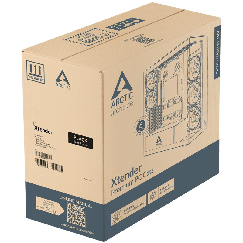 Arctic Xtender VG Black (ACPCC00016A)