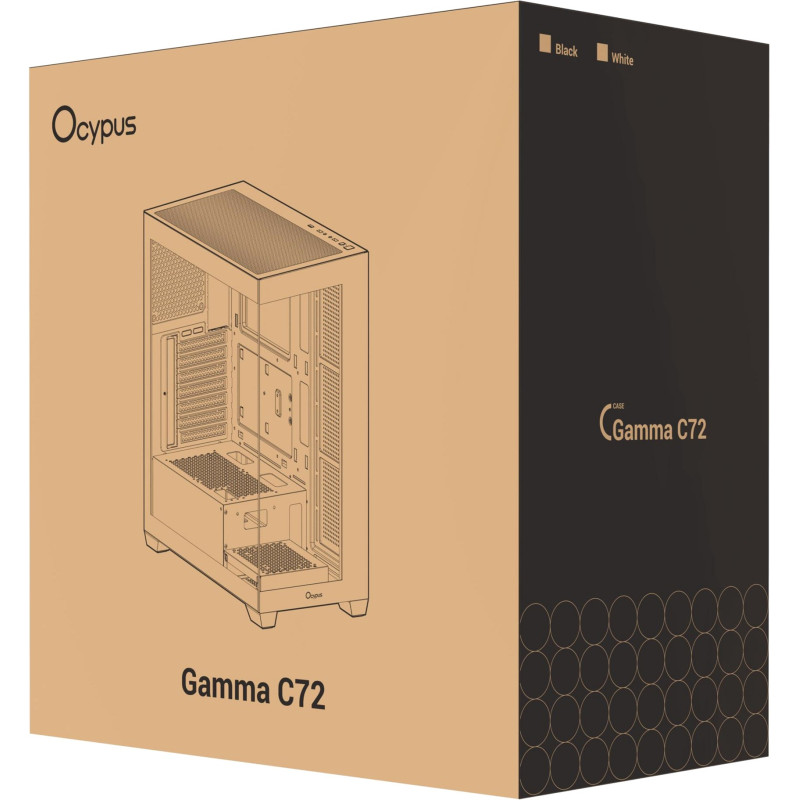 Корпус OCYPUS GAMMA-C72-BKD000XX-GL