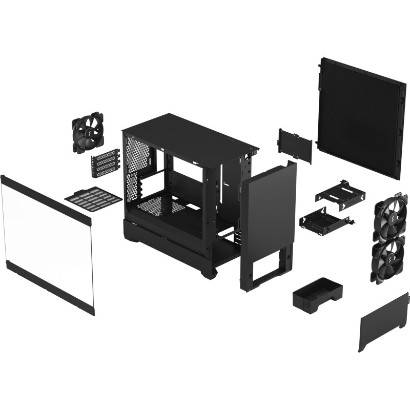 Fractal Design Pop Mini Silent Black TG Clear Tint (FD-C-POS1M-02)