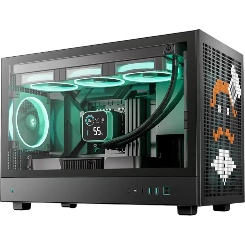 Корпус DeepCool CH260 Black (R-CH260-BKNGM0-G-1) без БП