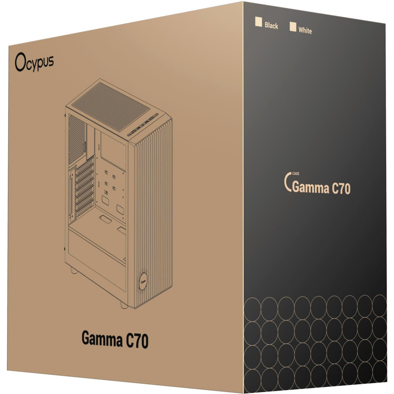 Корпус OCYPUS GAMMA-C70-WHG000XX-GL