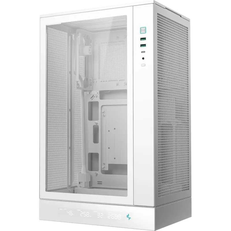 Корпус DeepCool CH270 Digital White (R-CH270-WHNDM0-G-1) без БП