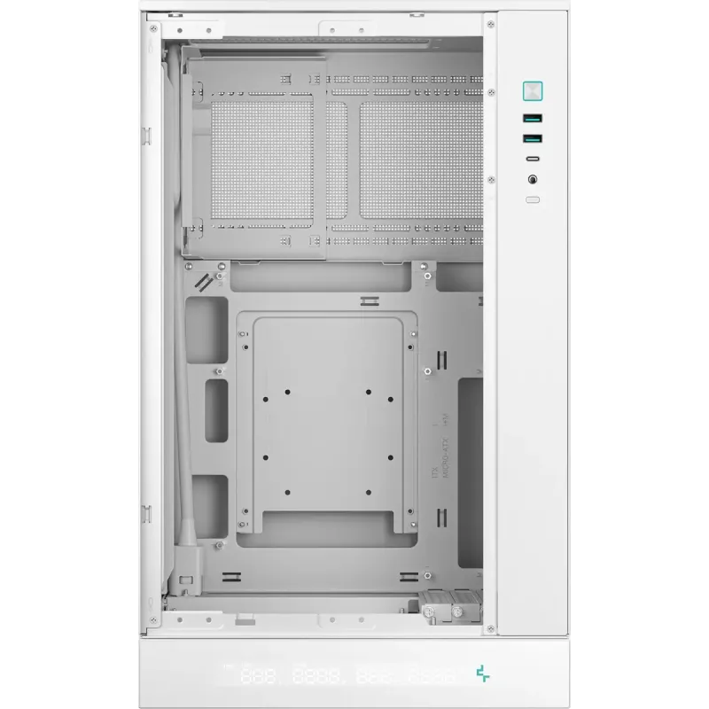Корпус DeepCool CH270 Digital White (R-CH270-WHNDM0-G-1) без БП