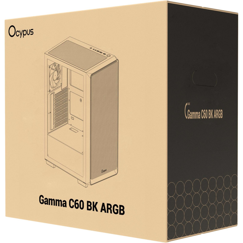 Корпус OCYPUS GAMMA-C60-BKG400XX-GL