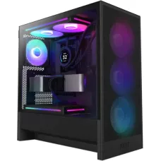 Корпус NZXT H5 Flow RGB Black (CC-H52FB-R1) без БП
