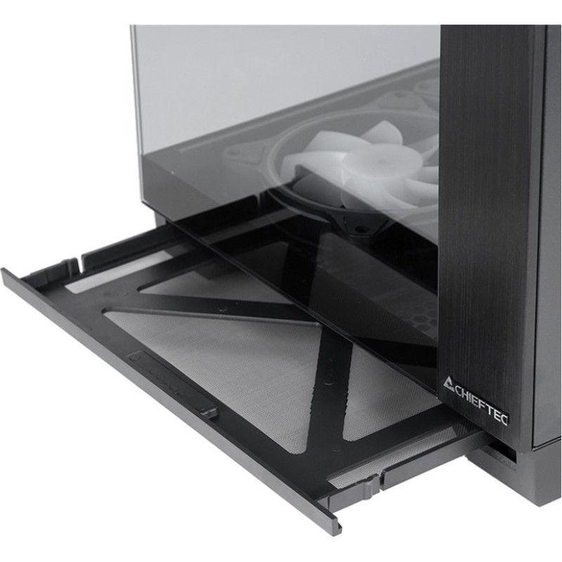 Корпус Chieftec VISIO Black (GM-30B-TG-OP)