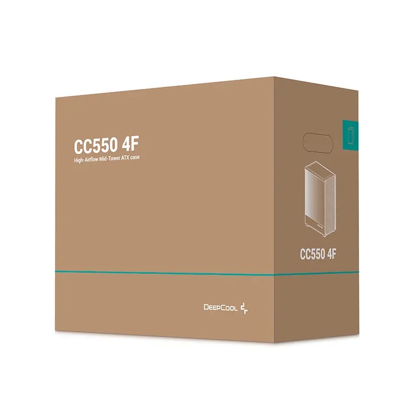 Корпус DeepCool CC550 4F Black (R-CC550BKANA4-G)
