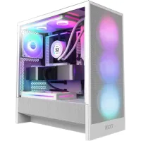 Корпус NZXT H5 Flow RGB White (CC-H52FW-R1) без БП