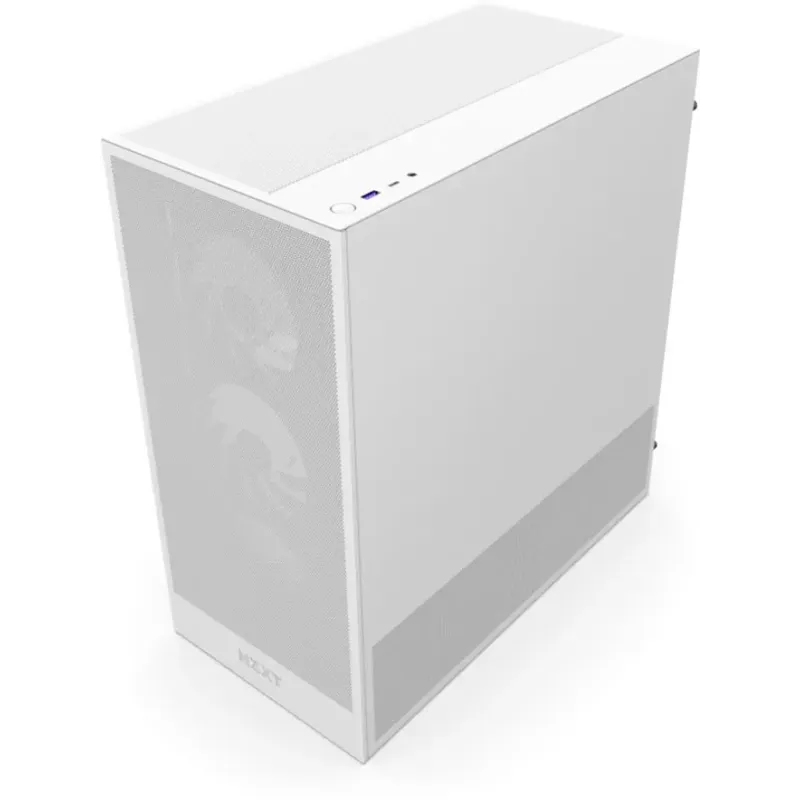 Корпус NZXT H5 Flow RGB White (CC-H52FW-R1) без БП