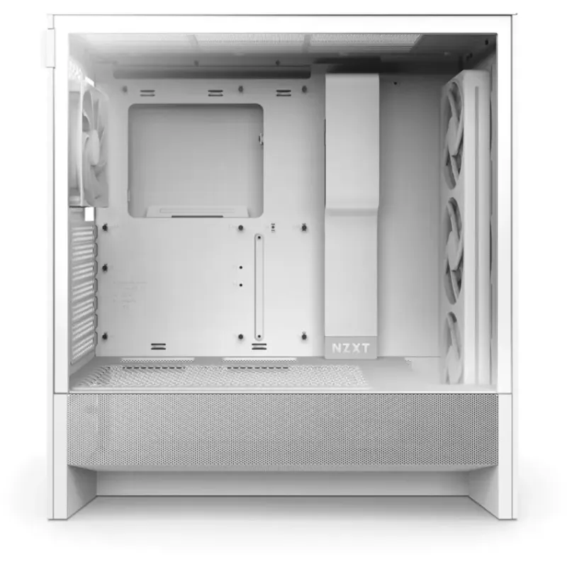 Корпус NZXT H5 Flow RGB White (CC-H52FW-R1) без БП