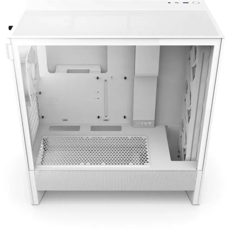 Корпус NZXT H5 Flow RGB White (CC-H52FW-R1) без БП