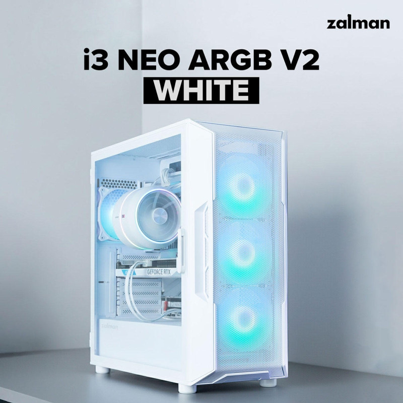 Корпус Zalman i3 Neo ARGB White (I3NEOARGBV2WHITE)