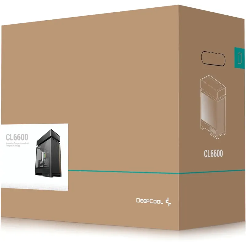 Корпус DeepCool CL6600 Black (R-CL6600-BKNNA0-G-1)