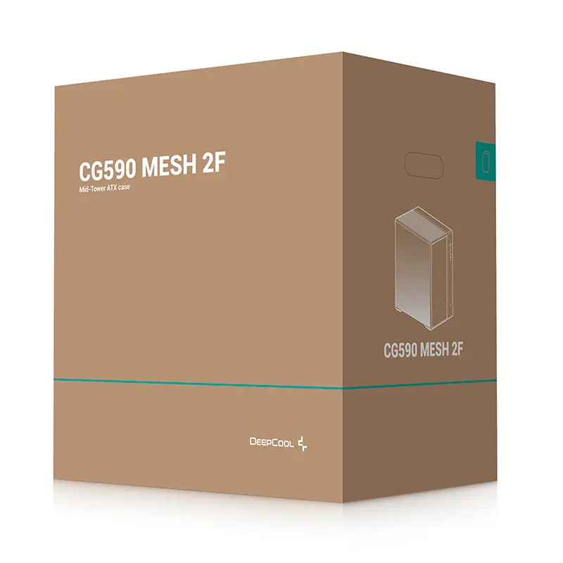 Корпус DeepCool CG590 Mesh 2F Black (R-CG590MESH-BKANA2-G)
