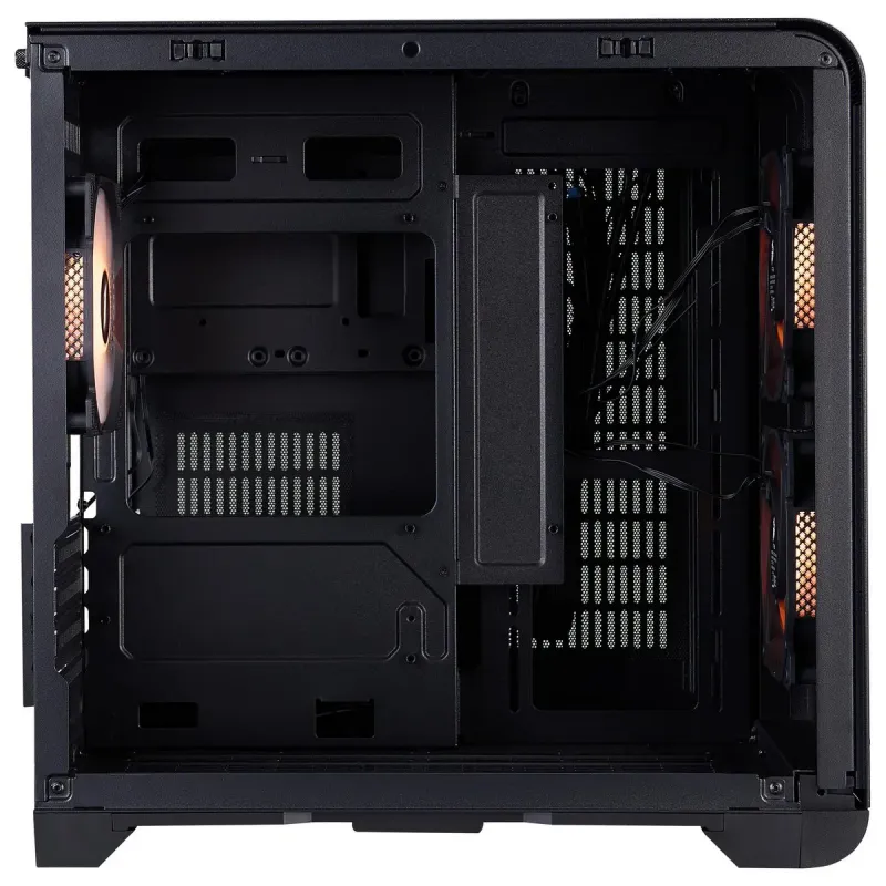 Корпус 1stPlayer VT5-BK-3F7 Black