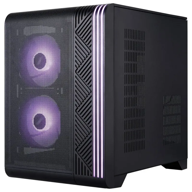 Корпус 1stPlayer VT5-BK-3F7 Black