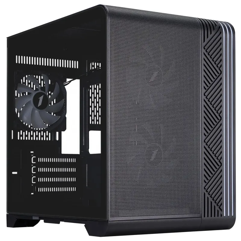 Корпус 1stPlayer VT5-BK-3F7 Black