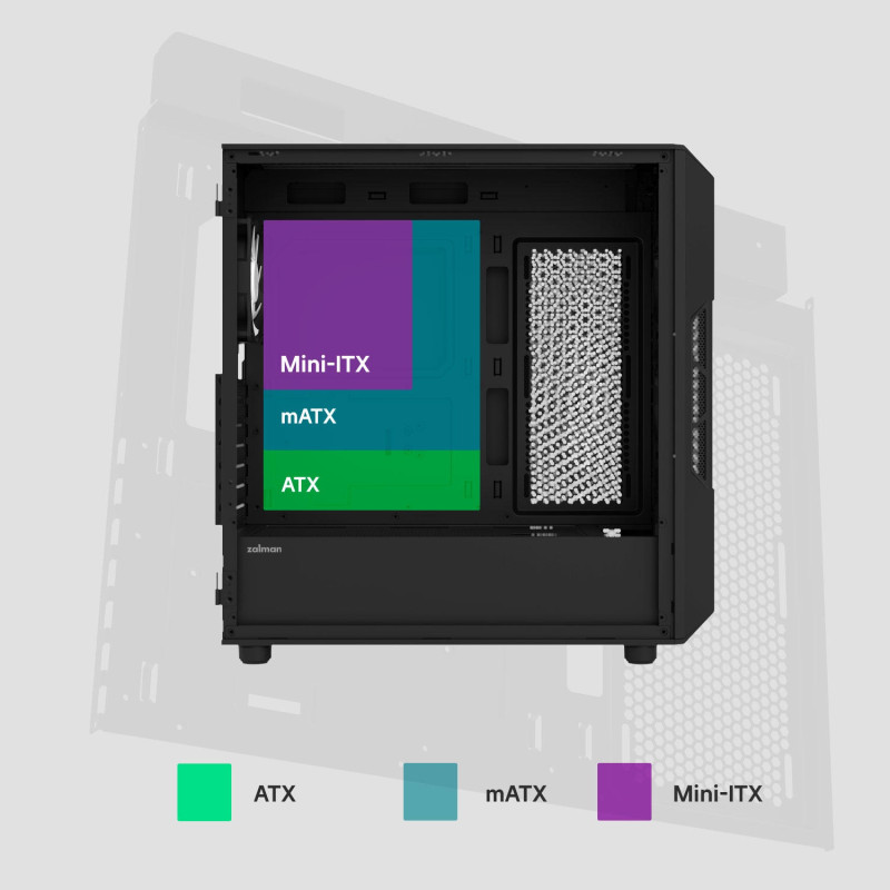 Корпус Zalman i3 NEO Black (I3NEOV2BLACK)