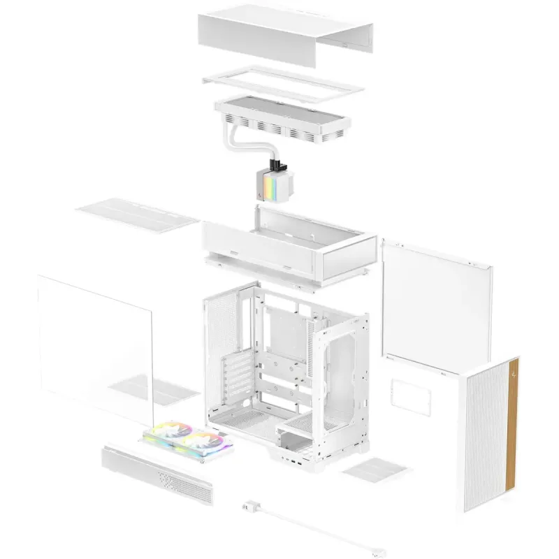Корпус DeepCool CL6600 White (R-CL6600-WHNNA0-G)