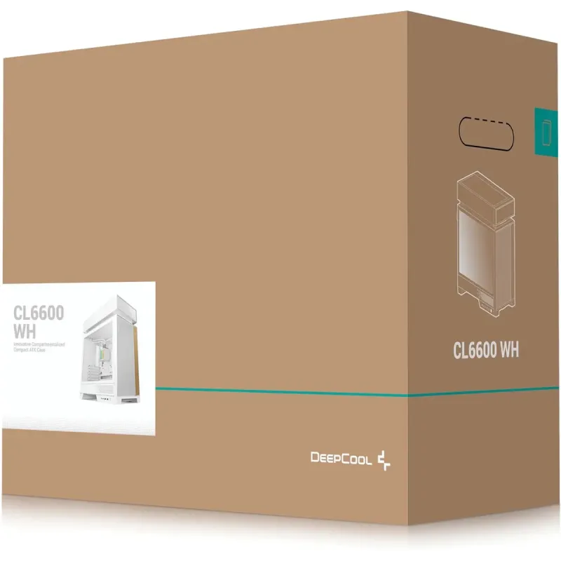 Корпус DeepCool CL6600 White (R-CL6600-WHNNA0-G)