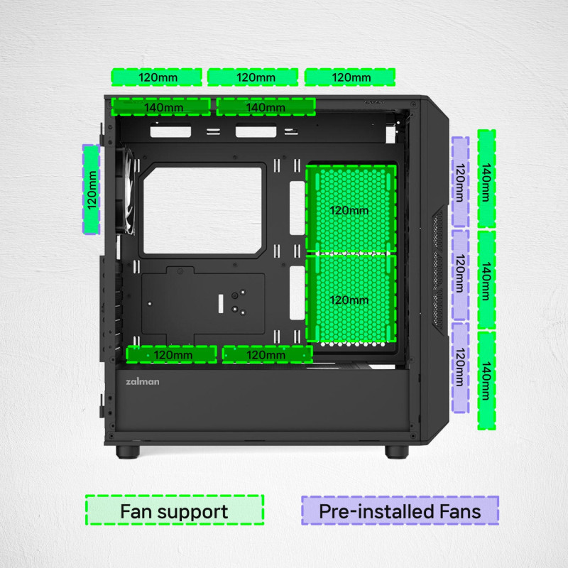 Корпус ZALMAN P60BLACK