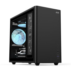 Корпус 2E Credo Plus V350BG Black with window (2E-V350BG)