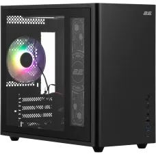 Корпус 2E Credo Plus V350BG Black with window (2E-V350BG)