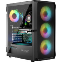 Корпус Logic concept Portos ARGB Midi Black (AT-PORTOS-10-0000000-0002)