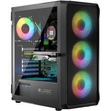 Корпус Logic concept ARGB Midi Black (AT-PORTOS-10-0000000-0002)