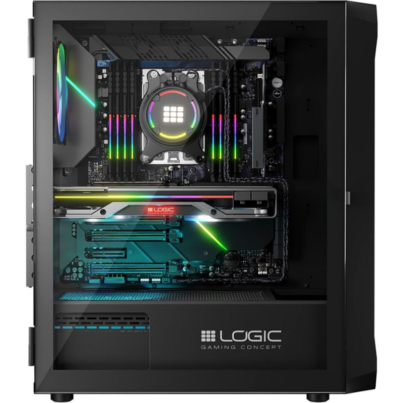Корпус Logic concept ARGB Midi Black (AT-PORTOS-10-0000000-0002)